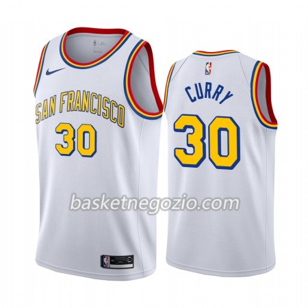 Canotte Uomo Golden State Warriors Stephen Curry 30 2019-20 Nike Classic Edition Swingman